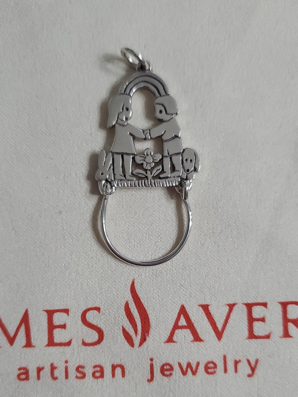 James Avery Retired Friendship Pendant Charm Holder